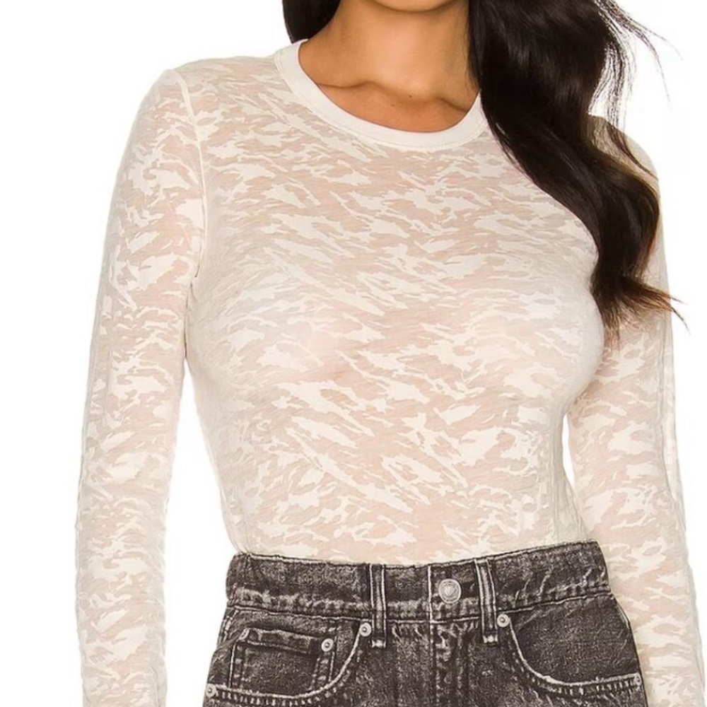 Rag & Bone Women’s See-Through Long Sleeve